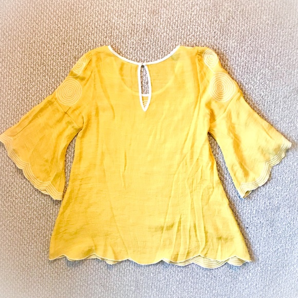 Embroidered Peasant-Style Tunic - Picture 2 of 2